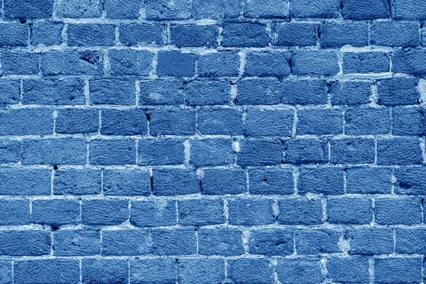 Blåa Tegelväggar Inredning Ett Modernt Loft Bakgrund Till Utformningen — Stockfoto