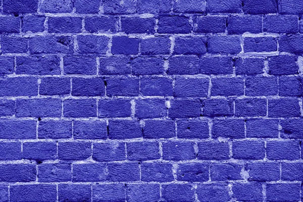 Blue Brick Building Wall Interior Modern Loft Background Design — Stock Photo, Image