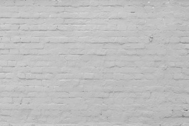 Beyaz tuğla bina duvarı. Modern bir çatı katının içinde. Tasarım için arkaplan