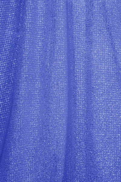 Vackra Veck Blankt Blått Tyg Textil Struktur — Stockfoto