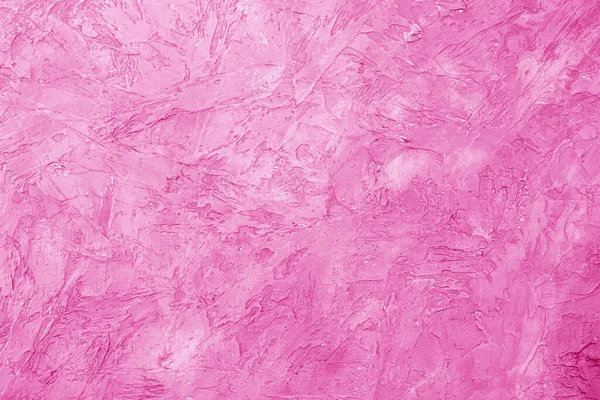 Textura Yeso Rosa Pared Áspera Del Edificio — Foto de Stock