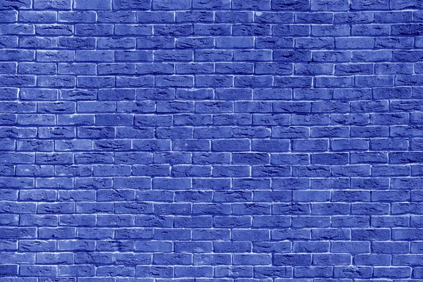 Blue Brick Building Wall Interior Modern Loft Background Design — Stock Photo, Image