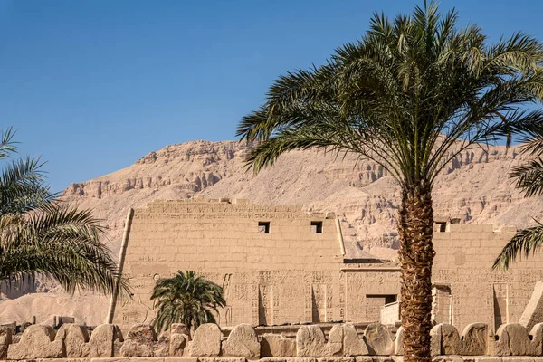 Medinet Habu Tempel, Luxor, Egypt – stockfoto