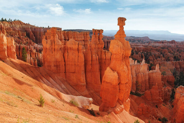 Bryce Canyon National Park, Thors Hammer rock formations. Utah, USA