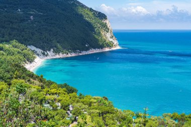 Marche Bölgesi. Conero Denizi, Sirolo, İtalya