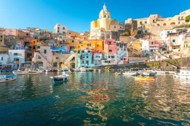 Procida Adası, Napoli, Campania, İtalya.