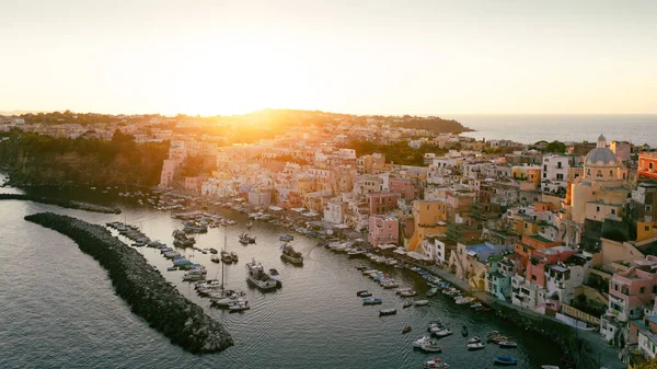 Procida Adası, Napoli, Campania, İtalya. — Stok fotoğraf