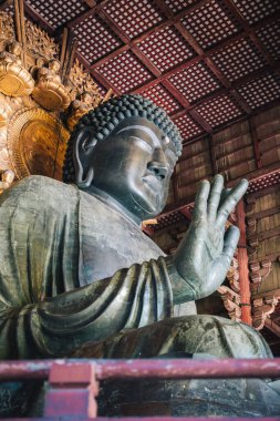 Todaiji Tapınağı, Büyük Buda Vairocana Daibutsu, Nara, Honshu, Japonya