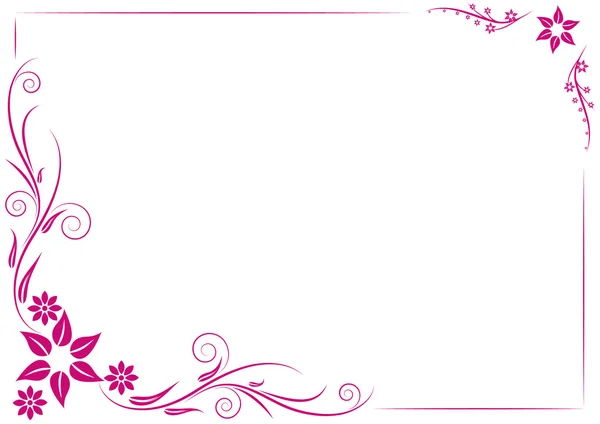 Kırmızı çiçekli süsleme 