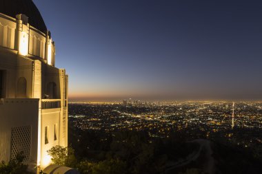 Griffith Parkı Gözlemevi şafak