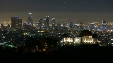 Griffith Parkı Gözlemevi gece güne