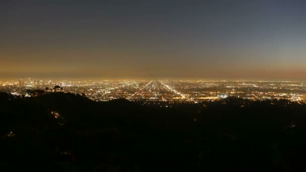 Los Angeles Night — Stock Video