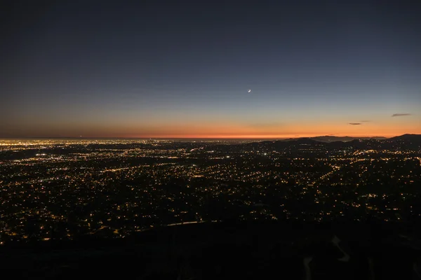 Los Angeles e Pasadena Night . — Fotografia de Stock