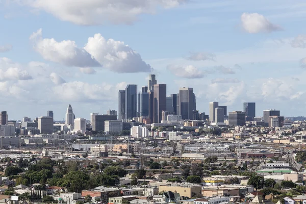 Downtown Los Angeles från Lincoln höjder — Stockfoto