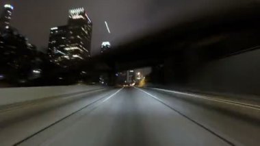 Los Angeles gece zaman atlamalı sürüş