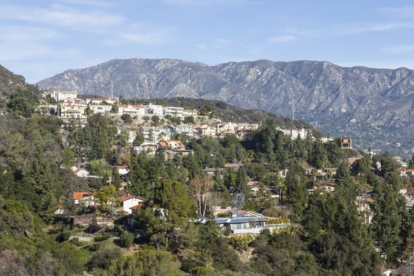 Zuidelijk Californië heuvel huizen — Stockfoto
