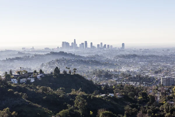 Névoa da manhã de Los Angeles — Fotografia de Stock