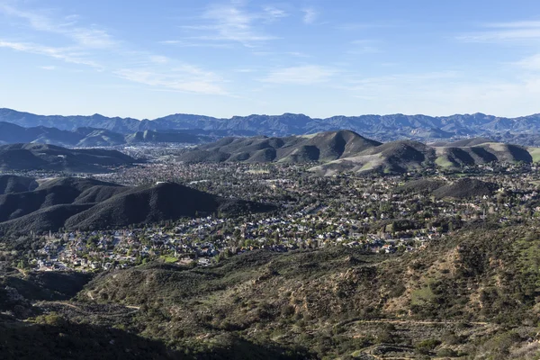 Migliaia di querce California Mountain Top View — Foto Stock