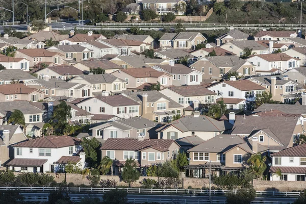 Suburbia de clase media de California — Foto de Stock