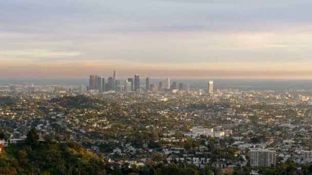 Los Angeles sista ljuset — Stockvideo