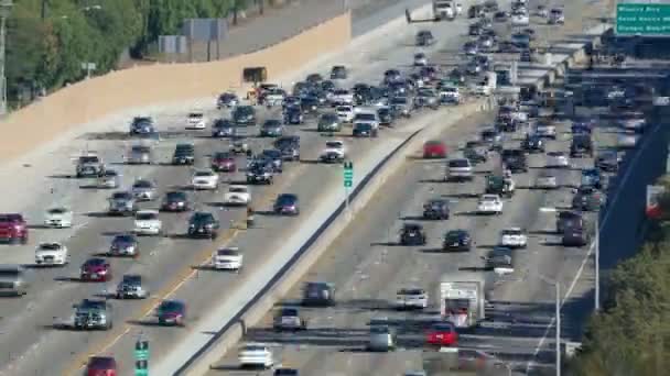 San Diego Freeway em Los Angeles — Vídeo de Stock