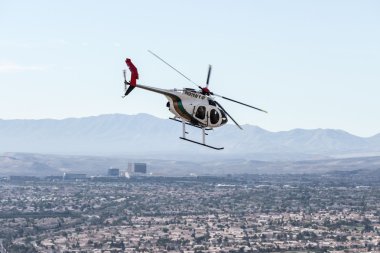 Eylem Las Vegas Polis helikopter