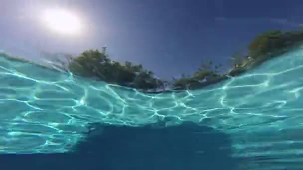 Piscina subaquática Abstrato — Vídeo de Stock