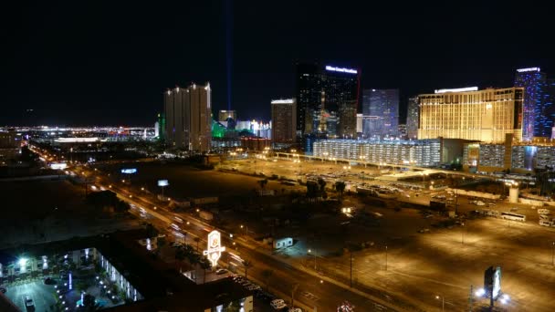 Las Vegas Strip Nuit Time Lapse — Video
