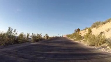 Red Rock sürüş çöl