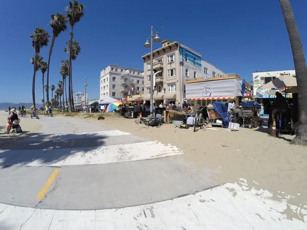 Venice beach bisiklet yolu — Stok fotoğraf