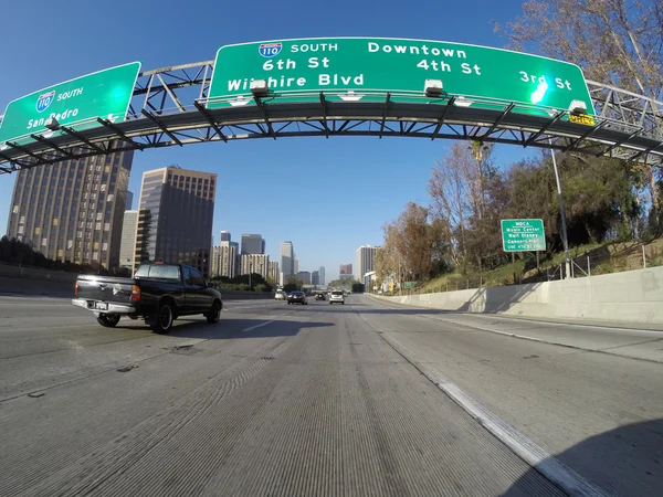 Downtown Los Angeles Freeway Exits — Stock Photo, Image