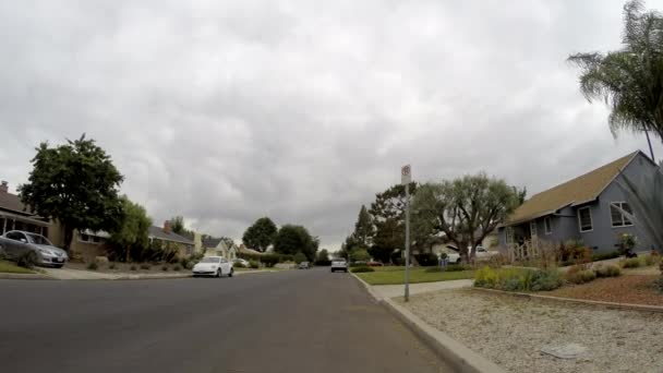 Nublado Los Angeles ruas e auto-estradas — Vídeo de Stock