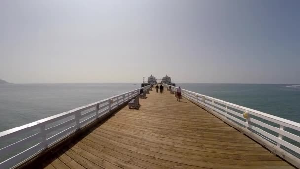 Malibu Pier — Stok video