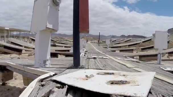 Lake Mead Ulusal Rekreasyon Alanı - Kuraklık Hasar — Stok video