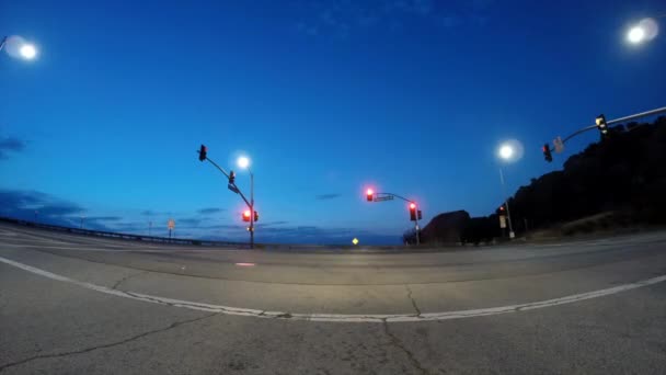 Los Angeles Freeway Dawn Time Lapse — Stock Video