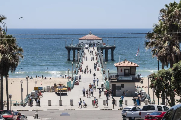 Manhattan Beach Pier, California del Sur — Foto de Stock