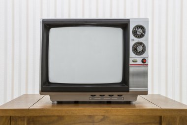 Taşınabilir televizyonda Vintage tablo