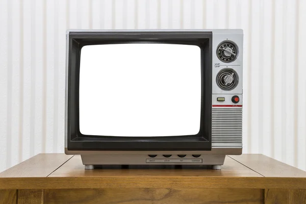 Masada Vintage taşınabilir televizyon ekranı kesmek Telifsiz Stok Imajlar