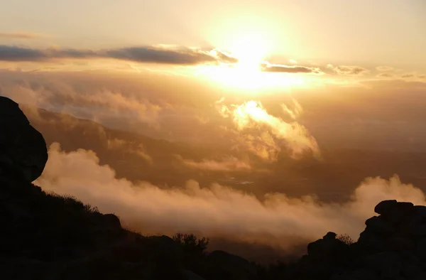 Porter Ranch Sunrise en Los Ángeles California Imágenes de stock libres de derechos