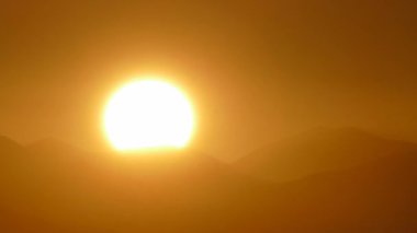 San Gabriel Dağları Ulusal Anıt gündoğumu zaman atlamalı ile Zoom