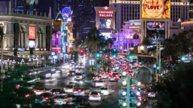 Las Vegas Strip hafta sonu trafik