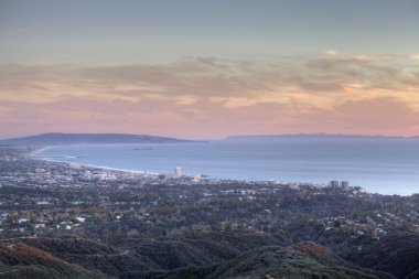 Güney Kaliforniya'nın Santa Monica Körfezi
