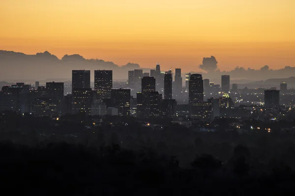 Century City, Beverly Hills i centrum Los Angeles — Zdjęcie stockowe