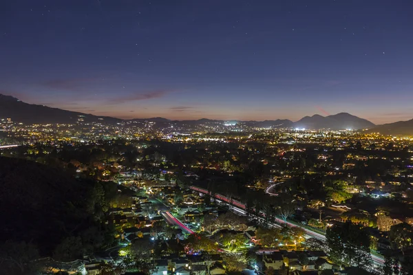 Mil carvalhos na noite da Califórnia — Fotografia de Stock