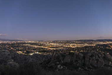 Los Angeles Batı Vadisi Dusk