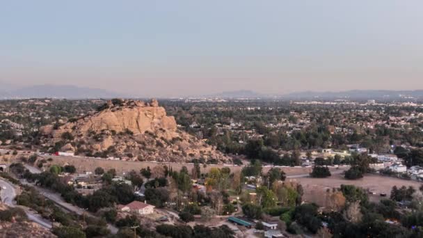 Los Angeles Twilight časová prodleva v West San Fernando Valley s lupy