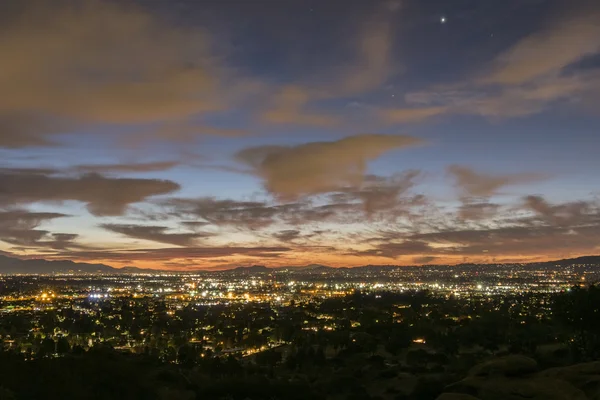 Los Angeles vintern Sunrise Stockfoto