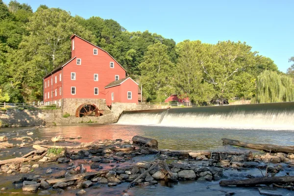 Red Mill, Clinton, New Jersey USA — Stock Photo, Image