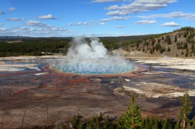 Grand Prizmatik bahar Yellowstone