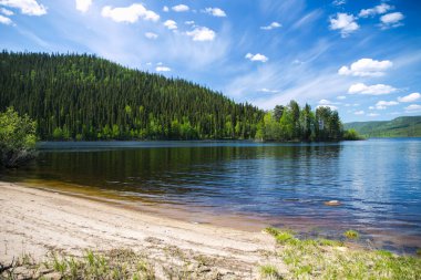 Paanajarvi Milli Parkı, Paanajarvi Gölü ve orman manzarası